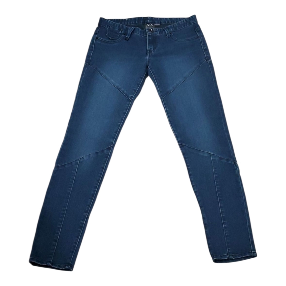 Armani Exchange Blue Skinny Jeans Premium Denim sz 4